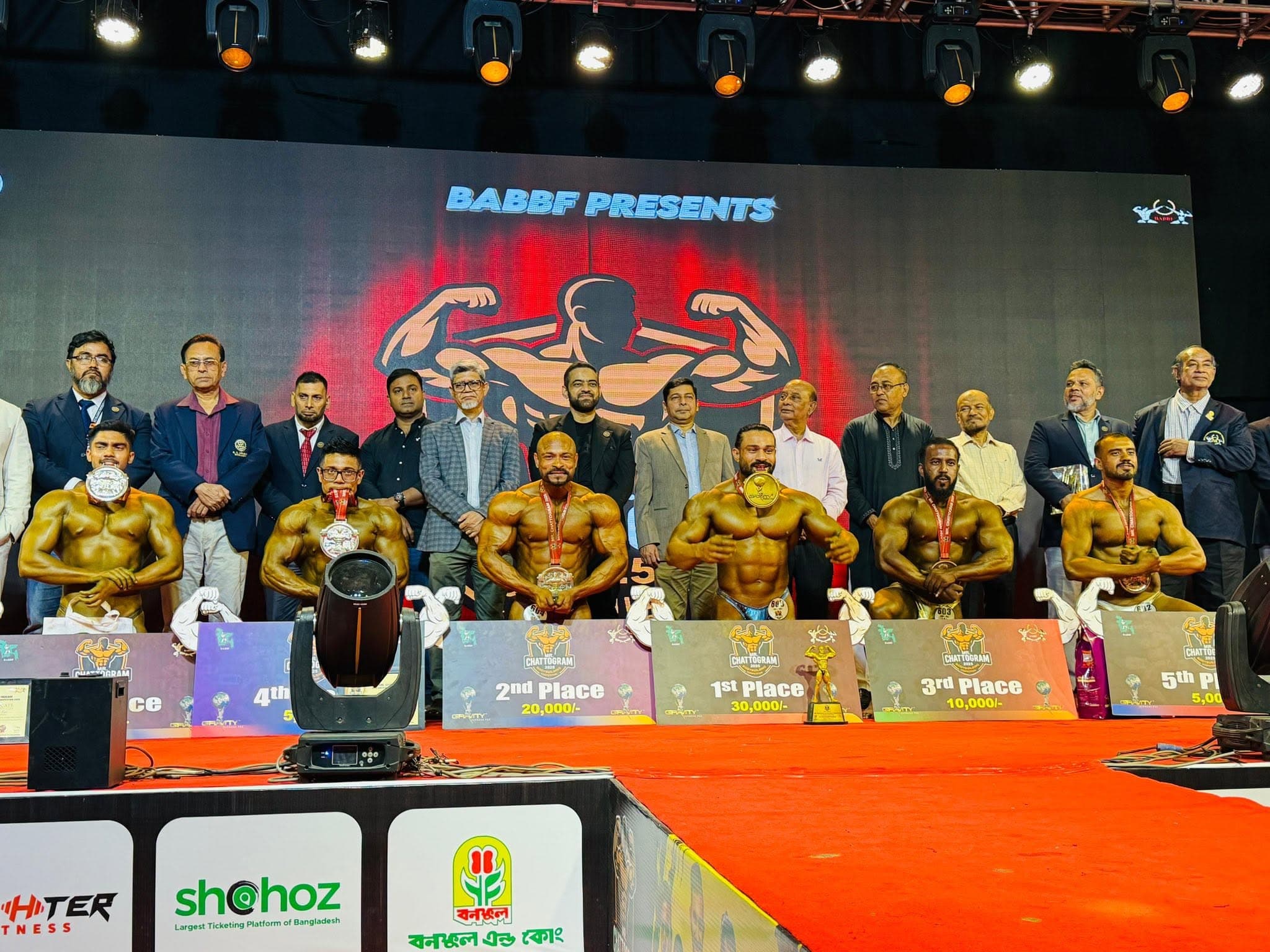 Stage Muscularity Lineup